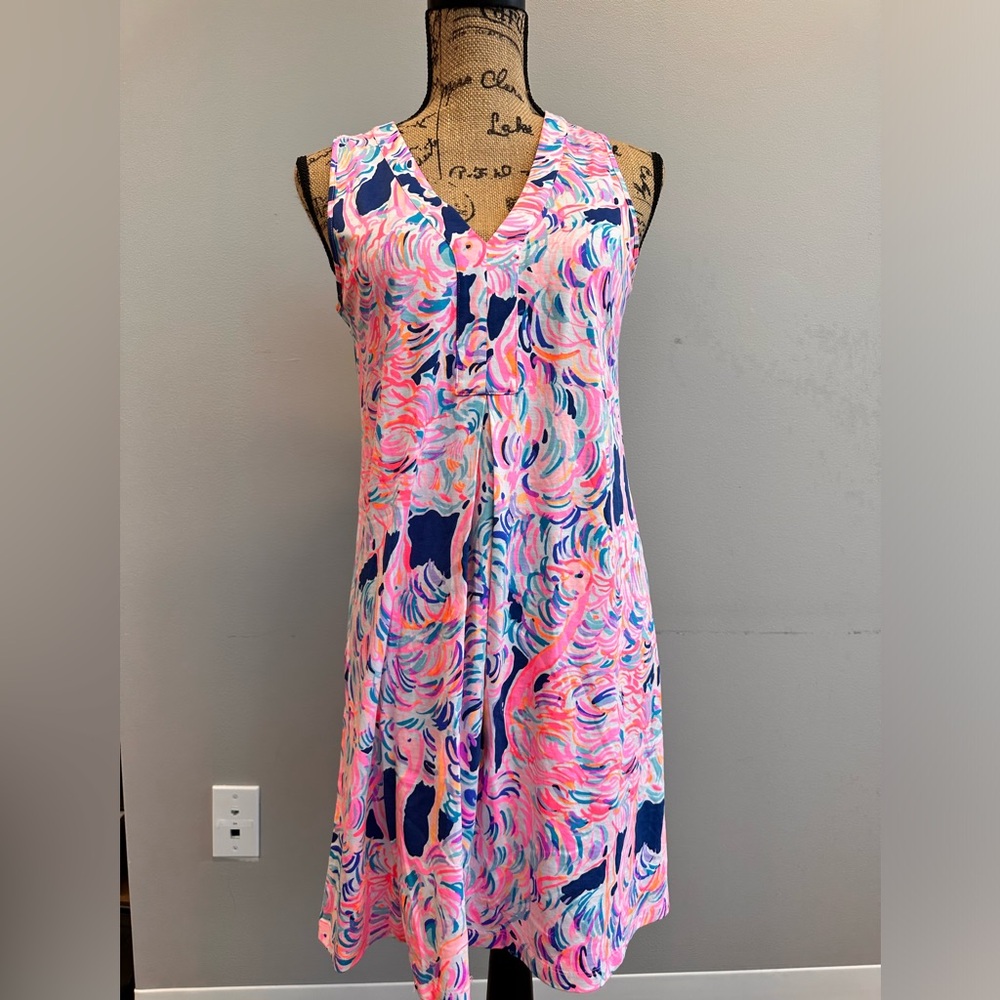 Lilly Pulitzer Amina Dress Head In The Sand Print